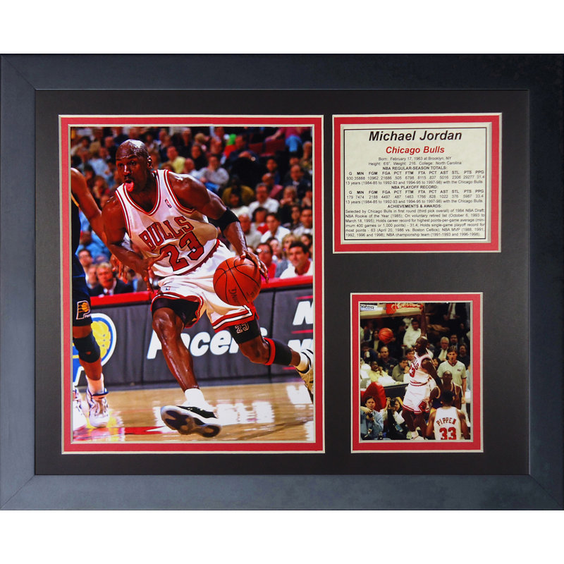 Red Barrel Studio® 'Michael Jordan Home' Framed Memorabilia & Reviews